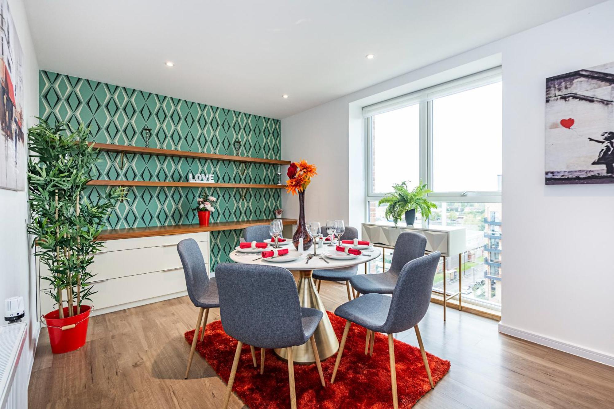 Chiswick Park 3 Bed 3 Bath West London - Parking Lägenhet Exteriör bild